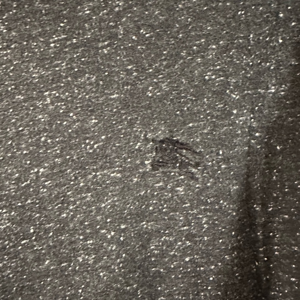 Burberry Men's Charcoal Speckled T-Shirt - Picture 2 of 5